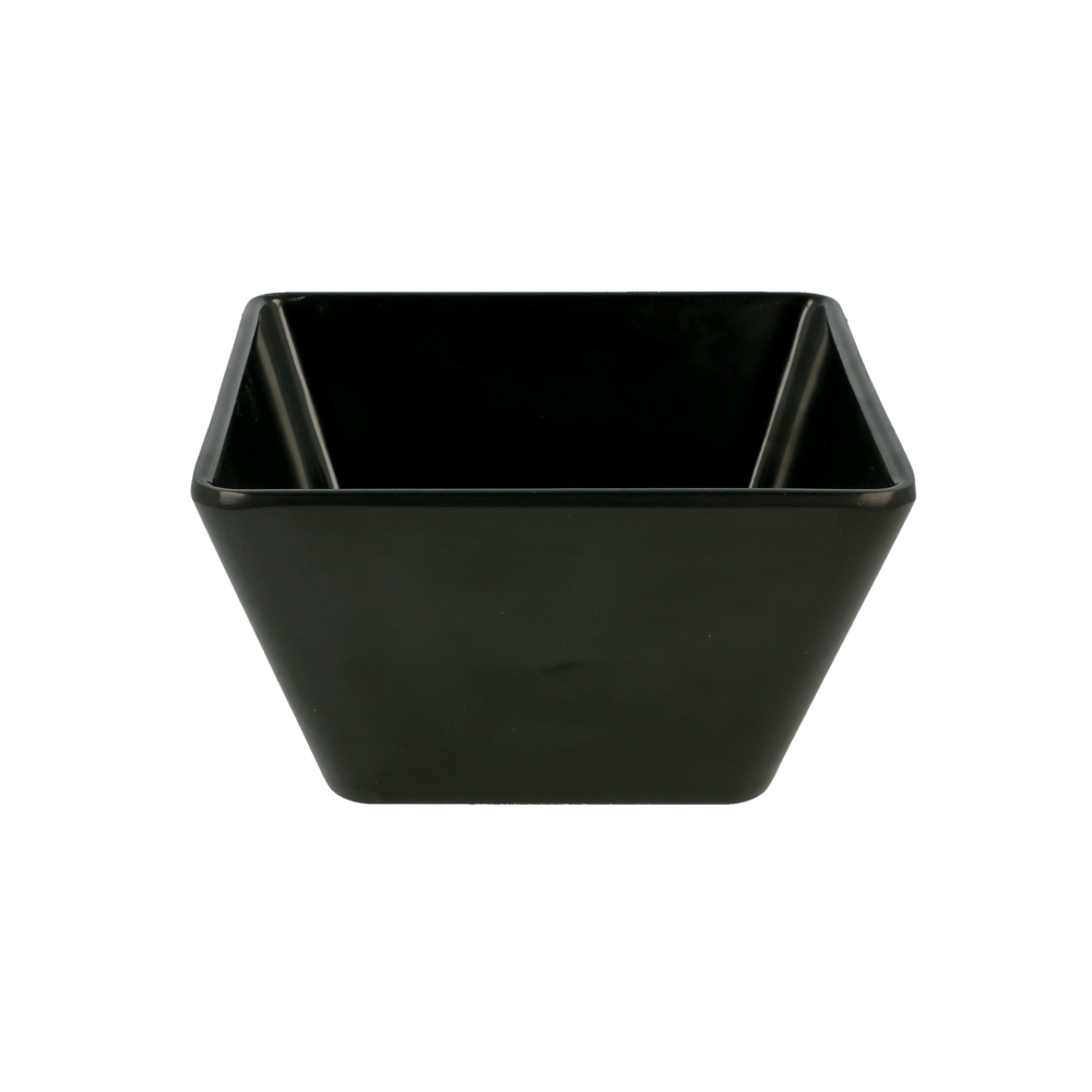 BOLES 'ASAMI WARE' 0,7 L 13x13x7 CM NEGRO MELAMINA (6 UNID.)