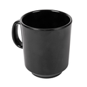 Tazas Café 'Asami Ware' 240 Ml Ø 8X9 Cm Negro Melamina (12 Unid.)