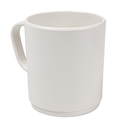 TAZAS CAFÉ 'ASAMI WARE' 240 ML Ø 8x9 CM MARFIL MELAMINA (12 UNID.)