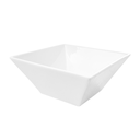 BOLES CUADRADOS 1000 ML 17,5x7 CM BLANCO PORCELANA (3 UNID.)