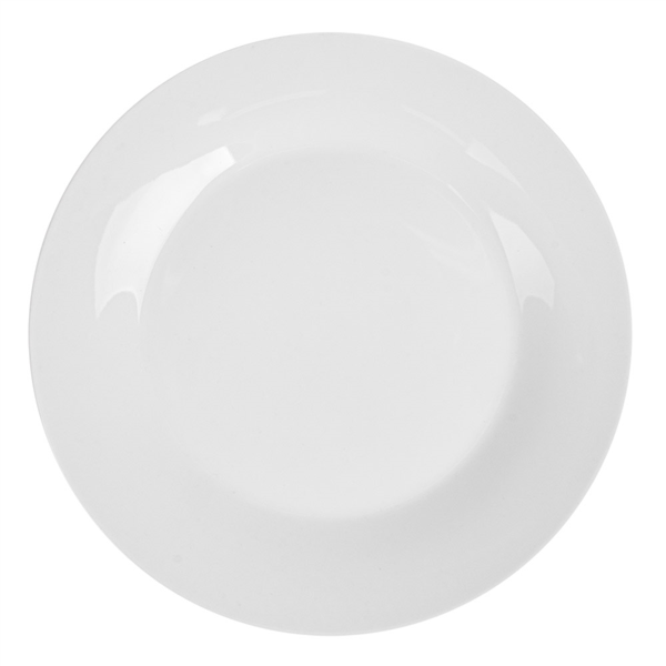 Platos Llanos Ø 23 Cm Blanco Porcelana (36 Unid.)
