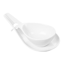 Boles Sopa Con Salsera 18X8,6X4,3 Cm Blanco Porcelana (6 Unid.)