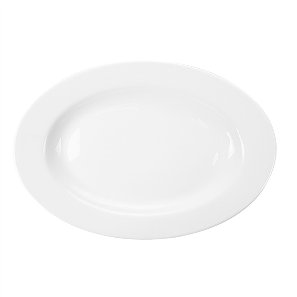 FUENTES OVALES 30,5 CM BLANCO PORCELANA (12 UNID.)