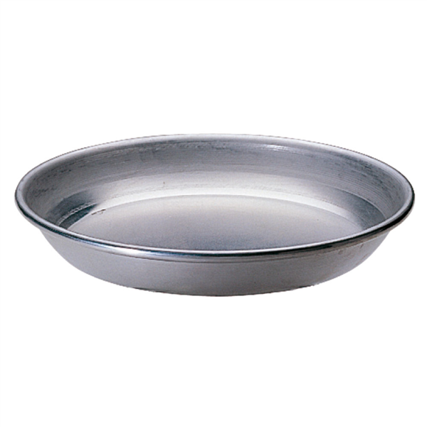 FUENTE MARISCOS Ø 38x6 CM PLATEADO ALUMINIO (1 UNID.)