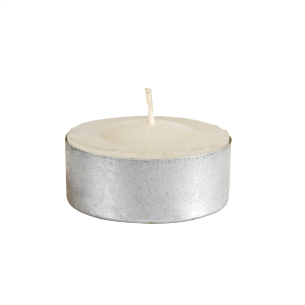 288 U. VELAS CALIENTAPLATOS Ø3,5x1,5 CM BLANCO PARAFINA (1 UNID.)