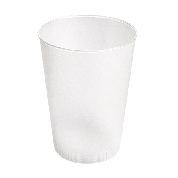 VASOS REUTILIZABLES 100 ML Ø 5,4/4x7,7 CM TRANSPARENTE PP (1400 UNID.)