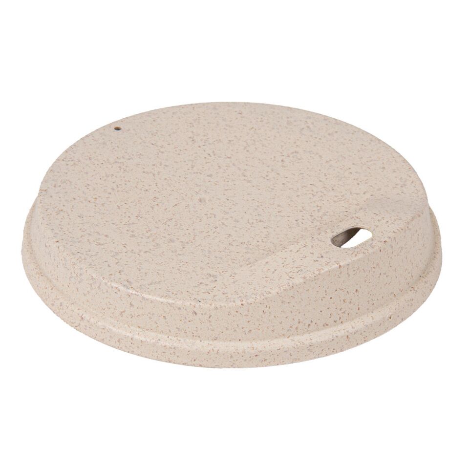 TAPAS PARA VASOS 267.73 NATURAL RICE HUSK BIOCOMPOSITE (650 UNID.)