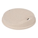 TAPAS PARA VASOS 267.73 NATURAL RICE HUSK BIOCOMPOSITE (650 UNID.)