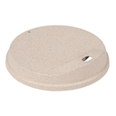 TAPAS PARA VASOS 267.71/72 NATURAL RICE HUSK BIOCOMPOSITE (1000 UNID.)