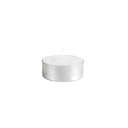 100 U. VELAS CALIENTAPLATOS Ø3,8x1,6 CM BLANCO PARAFINA (1 UNID.)