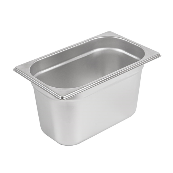 Cubeta Gastronorm 1/4 3,8 L 26,5X16X15 Cm Plateado Inox (1 Unid.)