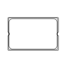 Tapa 1/1 Para Código 202.01/02/03 113.41 53X32,5 Cm Transparente Policarbonato (1 Unid.)