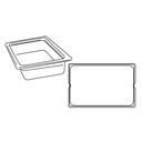 Cubeta Gastronorm 1/1 7,7 L 53X32,5X6,5 Cm Transparente Policarbonato (1 Unid.)