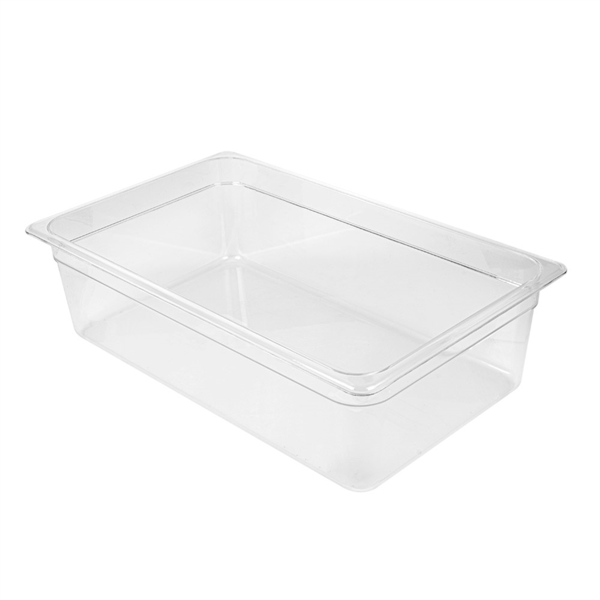 CUBETA GASTRONORM 1/1 19,1 L 53x32,5x15 CM TRANSPARENTE POLICARBONATO (1 UNID.)