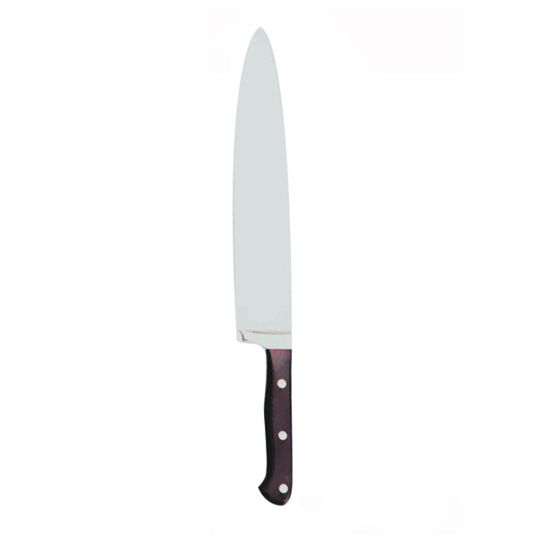 CUCHILLO SABATIER, MANGO ABS 30 CM PLATEADO INOX (1 UNID.)