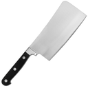 Cuchillo Carnicero, Mango Abs 17 Cm Plateado Inox (1 Unid.)