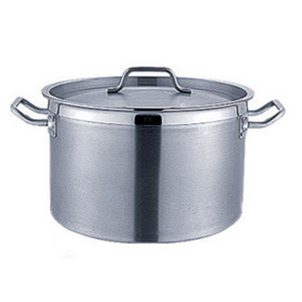Puchero Con Tapa 15,7 L Ø 34X21,5 Cm Plateado Inox (1 Unid.)
