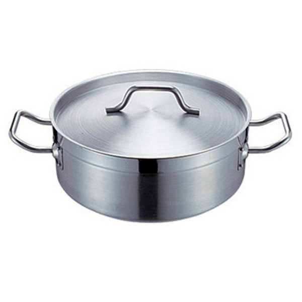 OLLA CON TAPA 18 L Ø 40x15,5 CM PLATEADO INOX (1 UNID.)