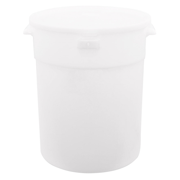 CONTENEDOR 18 L Ø 31,4x37,8 CM BLANCO PEHD (1 UNID.)