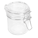 TARRO ALMACENAR + CIERRE CLIP 'WAKI GLASS' 250 ML Ø 8,5x10 CM TRANSPARENTE CRISTAL (24 UNID.)