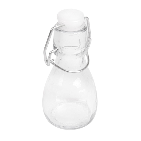 Botella + Cierre Clip 'Waki Glass' 60 Ml Ø4,5X10 Cm Transparente Cristal (96 Unid.)