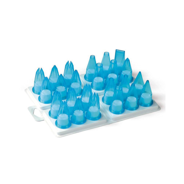 Casquetes Decoración 24 Piezas Azul Celeste Policarbonato (1 Unid.)