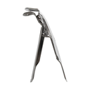 PINZA RECIPIENTES HONDOS 3x19 CM PLATEADO INOX (1 UNID.)