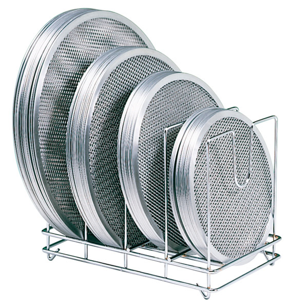 RACK PARA AROS ENREJADOS PIZZA 37x22x25 CM PLATEADO HIERRO (1 UNID.)