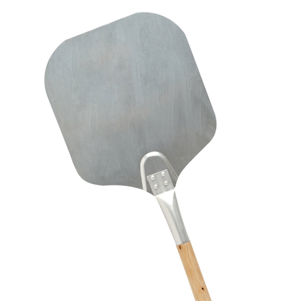 PALA DE PIZZA CANTOS AFILADOS 35,6x40,6x132 CM PLATEADO ALUMINIO (1 UNID.)