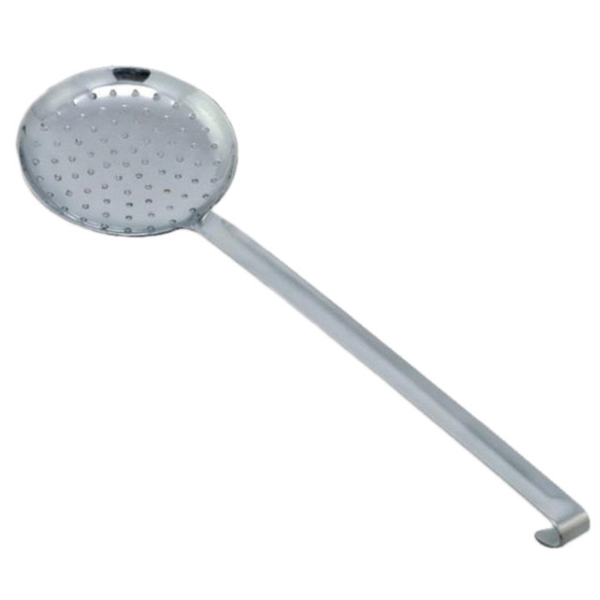 ESPUMADERA MONOBLOC Ø 14x38 CM PLATEADO INOX (1 UNID.)