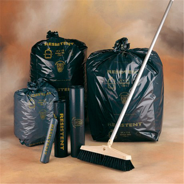 10 U. BOLSAS BASURA 100 L 55µ 82x92 CM NEGRO LDPE (10 UNID.)