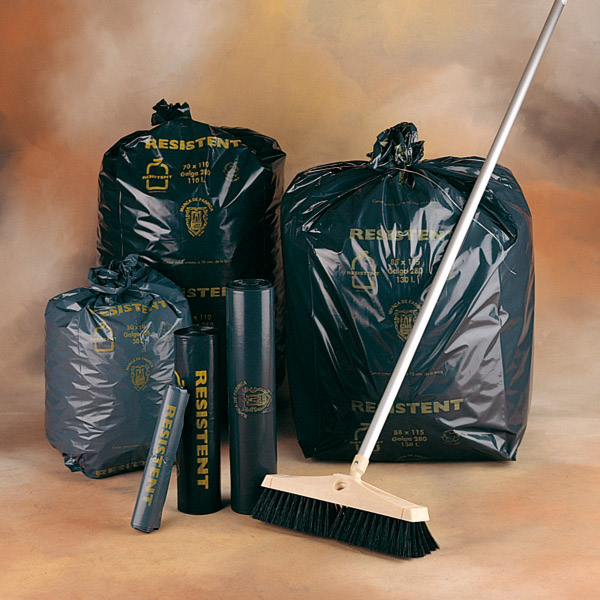 20 U. Bolsas Basura 110 L 70Μ 70X110 Cm Negro Ldpe (5 Unid.)