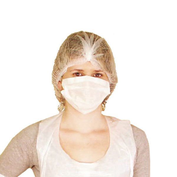 Redes Para Cabello 40X16X16 Cm Blanco Airlaid (100 Unid.)