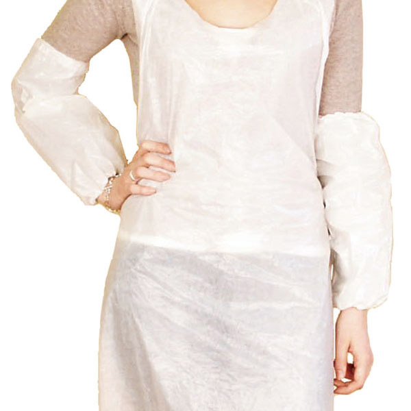 Manguitos Elásticos 40Μ 36 Cm Blanco Ldpe (100 Unid.)