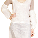 Manguitos Elásticos 40Μ 36 Cm Blanco Ldpe (100 Unid.)