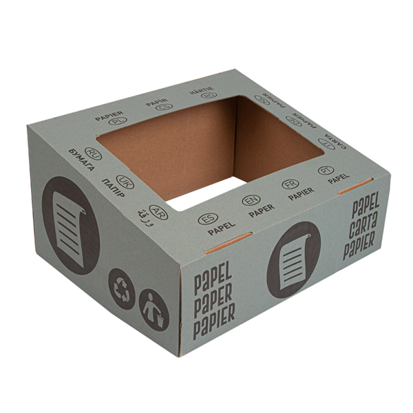 Tapa Papel 38,4X31,1X12 Cm Azul Cartón (10 Unid.)