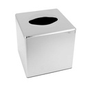 Dispensador Pañuelos Faciales 13X13X13 Cm Cromado Abs (1 Unid.)