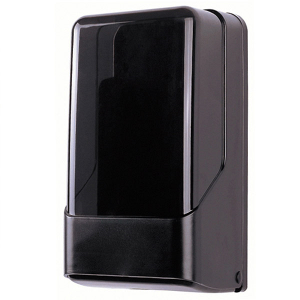 DISPENSADOR PAPEL HIGIÉNICO INTERCALADO 15,6x13,8x28,3 CM NEGRO/AHUMADO ABS (1 UNID.)