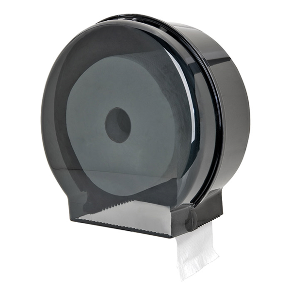 DISPENSADOR HIGIÉNICO "BABY JUMBO" 29x13,5x30 CM NEGRO/AHUMADO ABS (1 UNID.)