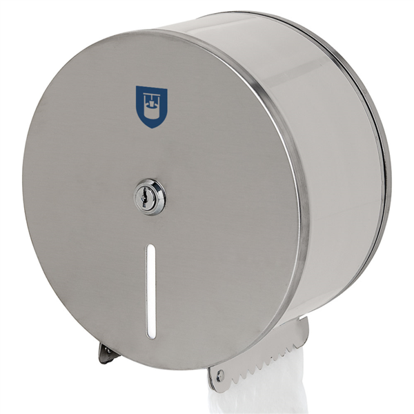 DISPENSADOR HIGIÉNICO 'BABY JUMBO' Ø 25x12 CM PLATEADO INOX (1 UNID.)