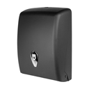 DISPENSADOR PARA TOALLAS DE MANO 27,7x13x37 CM NEGRO ABS (1 UNID.)