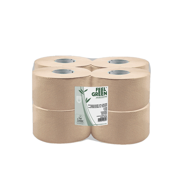 SECAMANOS "AUTOCUT" ECOLABEL 2 CAPAS 21 G/M2 150 M Ø19,5x20 CM NATURAL TISSUE (8 UNID.)