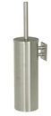 Cepillo De Baño Brush + Soporte De Pared De Acero Inoxidable Cepillado