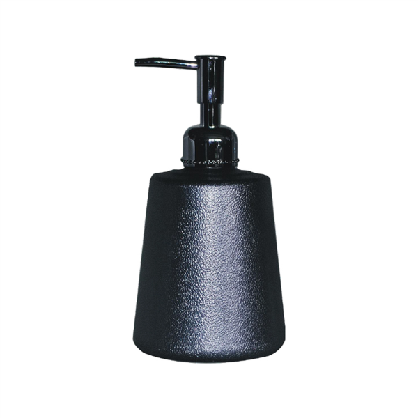 Dispensador De Jabón 500 Ml 9,5X18 Cm Negro Abs (1 Unid.)