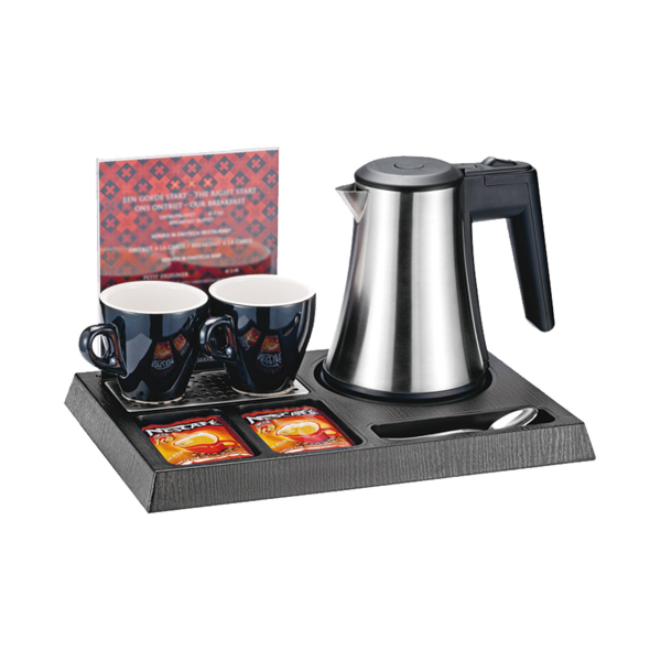 Bandeja De Servicio 36X24X3,5 Cm Negro Abs (1 Unid.)