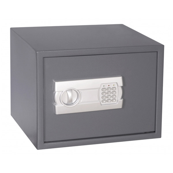 CAJA CAUDALES 'OMEGA' 38x30x30 CM NEGRO HIERRO (1 UNID.)