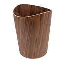 Papelera Habitación 23,5X19X30 Cm Marrón Rojizo Madera (1 Unid.)