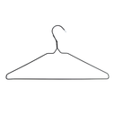 PERCHAS 40,5x21,5 CM NEGRO ALAMBRE (10 UNID.)