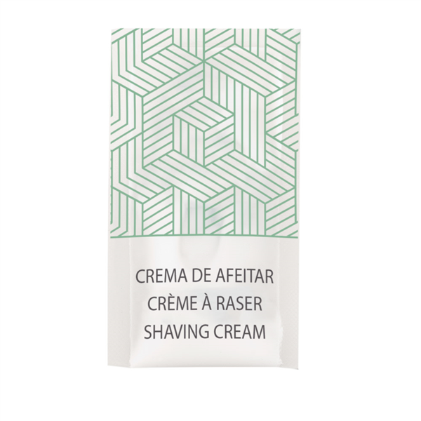 Sobrecitos Crema De Afeitar 'Therapy' 5 Ml 8X4,5 Cm Blanco Celulosa (2000 Unid.)