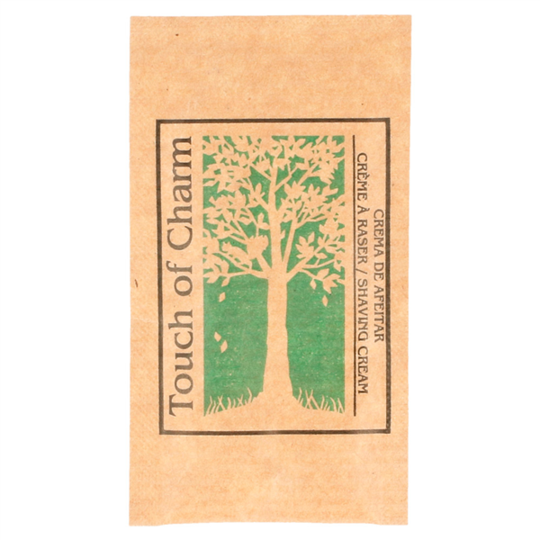 Sobrecitos Crema De Afeitar 'Feel Green' 5 Ml 8X4,5 Cm Natural Kraft (2000 Unid.)